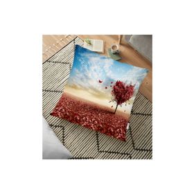 RealHomes YER-808 Dijital Baskılı 70x70 cm Yer Minderi