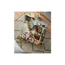 RealHomes YER-810 Dijital Baskılı 70x70 cm Yer Minderi