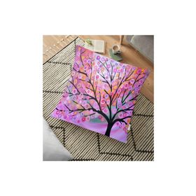 RealHomes YER-814 Dijital Baskılı 70x70 cm Yer Minderi