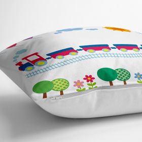 RealHomes YER-908 Dijital Baskılı 70x70 cm Yer Minderi