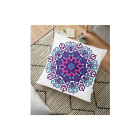 RealHomes YER-964 Dijital Baskılı Dekoratif 70x70 cm Yer Minderi
