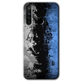 Realme 5I Abstract Wallpaper Baskılı Uyumlu Silikon Kılıf