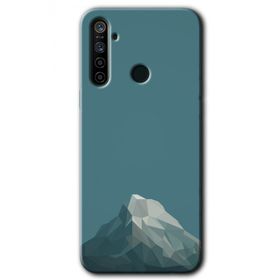 Realme 5I Alone Mountain Baskılı Uyumlu Silikon Kılıf