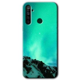 Realme 5I Aurora Baskılı Uyumlu Silikon Kılıf