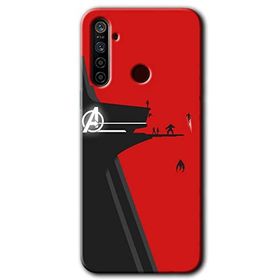 Realme 5I Avengers Tower Baskılı Uyumlu Silikon Kılıf