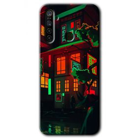 Realme 5I China Street Baskılı Uyumlu Silikon Kılıf