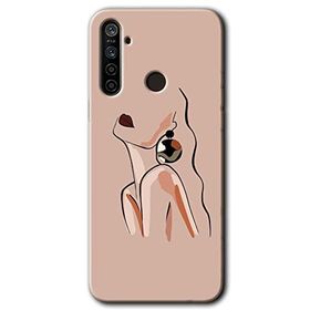 Realme 5I Çizim Silüet Baskılı Uyumlu Silikon Kılıf