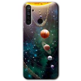 Realme 5I Cosmos Baskılı Uyumlu Silikon Kılıf