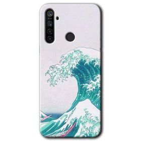 Realme 5I Dalga Baskılı Uyumlu Silikon Kılıf