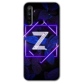 Realme 5I Dark Neon Yaprak Z Harfi Baskılı Uyumlu Silikon Kılıf