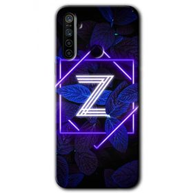 Realme 5I Dark Neon Yaprak Z Harfi Baskılı Uyumlu Silikon Kılıf