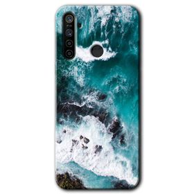 Realme 5I Deniz Kıyısı Baskılı Uyumlu Silikon Kılıf