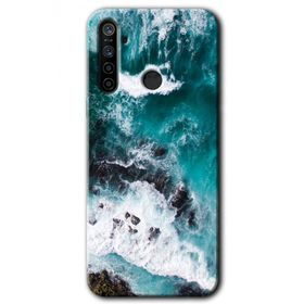 Realme 5I Deniz Kıyısı Baskılı Uyumlu Silikon Kılıf