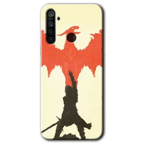 Realme 5I Dragon Hunter 1 Baskılı Uyumlu Silikon Kılıf