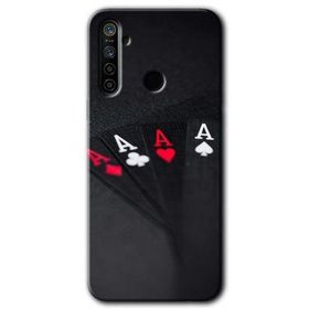 Realme 5I Full As Baskılı Uyumlu Silikon Kılıf