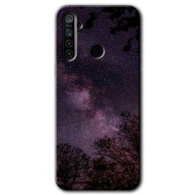 Realme 5I Gece Galaksi Baskılı Uyumlu Silikon Kılıf