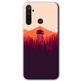 Realme 5I Gözlem Kulesi Baskılı Uyumlu Silikon Kılıf