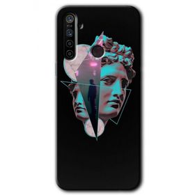 Realme 5I Heykel Baskılı Uyumlu Silikon Kılıf