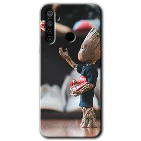 Realme 5I I am Groot Baskılı Uyumlu Silikon Kılıf