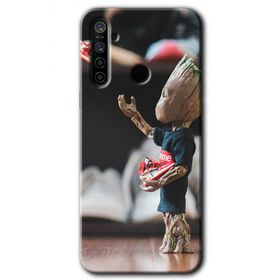 Realme 5I I am Groot Baskılı Uyumlu Silikon Kılıf