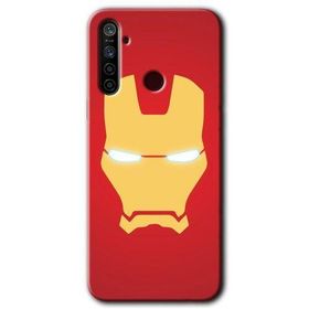 Realme 5I İronMan Baskılı Uyumlu Silikon Kılıf