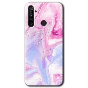 Realme 5I Kabarmış Leke Baskılı Uyumlu Silikon Kılıf