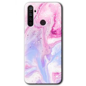 Realme 5I Kabarmış Leke Baskılı Uyumlu Silikon Kılıf