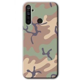 Realme 5I Kamuflaj 29 Baskılı Uyumlu Silikon Kılıf