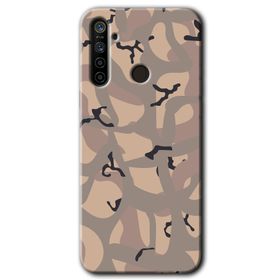 Realme 5I Kamuflaj 6 Baskılı Uyumlu Silikon Kılıf