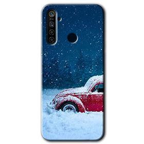 Realme 5I Karlı Vosvos Baskılı Uyumlu Silikon Kılıf