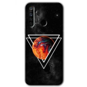 Realme 5I Kızıl Gezegen Baskılı Uyumlu Silikon Kılıf