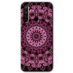 Realme 5I Mandala Patterns Kaleidoscope Baskılı Uyumlu Silikon Kılıf