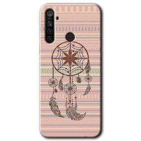 Realme 5I Mandala Retro Baskılı Uyumlu Silikon Kılıf