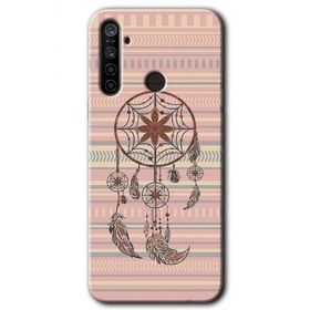 Realme 5I Mandala Retro Baskılı Uyumlu Silikon Kılıf