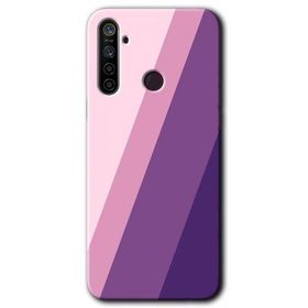Realme 5I Oblique Baskılı Uyumlu Silikon Kılıf