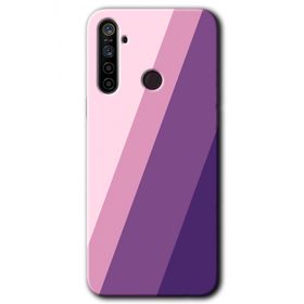 Realme 5I Oblique Baskılı Uyumlu Silikon Kılıf