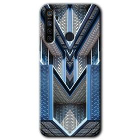 Realme 5I Retro Building Baskılı Uyumlu Silikon Kılıf