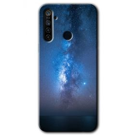 Realme 5I Samanyolu Baskılı Uyumlu Silikon Kılıf