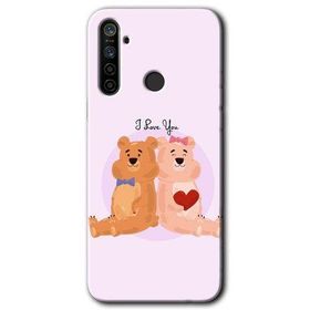 Realme 5I Sevgili Ayıcık Baskılı Uyumlu Silikon Kılıf