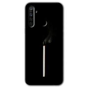 Realme 5I Sönmüş Kibrit Baskılı Uyumlu Silikon Kılıf