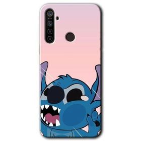 Realme 5I Stitch Baskılı Uyumlu Silikon Kılıf