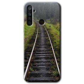 Realme 5I Tren Yolu Baskılı Uyumlu Silikon Kılıf