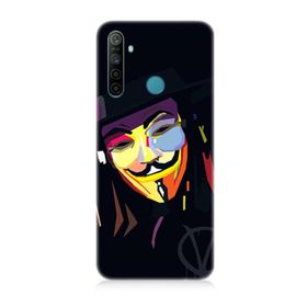 Realme 5i Uyumlu Vendetta Baskılı Silikon Kılıf