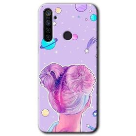 Realme 5I Uzaylı Kız Baskılı Uyumlu Silikon Kılıf