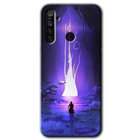 Realme 5I Wanderer Silhouette Baskılı Uyumlu Silikon Kılıf