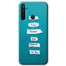 Realme 5I Want You Baskılı Uyumlu Silikon Kılıf