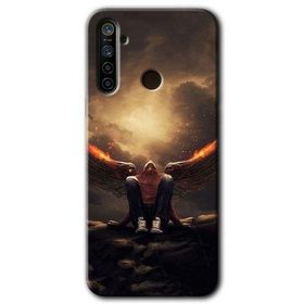 Realme 5I Wings of Power Baskılı Uyumlu Silikon Kılıf