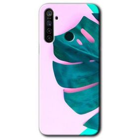 Realme 6I 3D Yaprak Baskılı Uyumlu Silikon Kılıf
