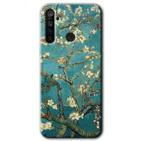 Realme 6I Almond Blossom Baskılı Uyumlu Silikon Kılıf
