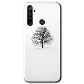 Realme 6I Alone Tree Baskılı Uyumlu Silikon Kılıf